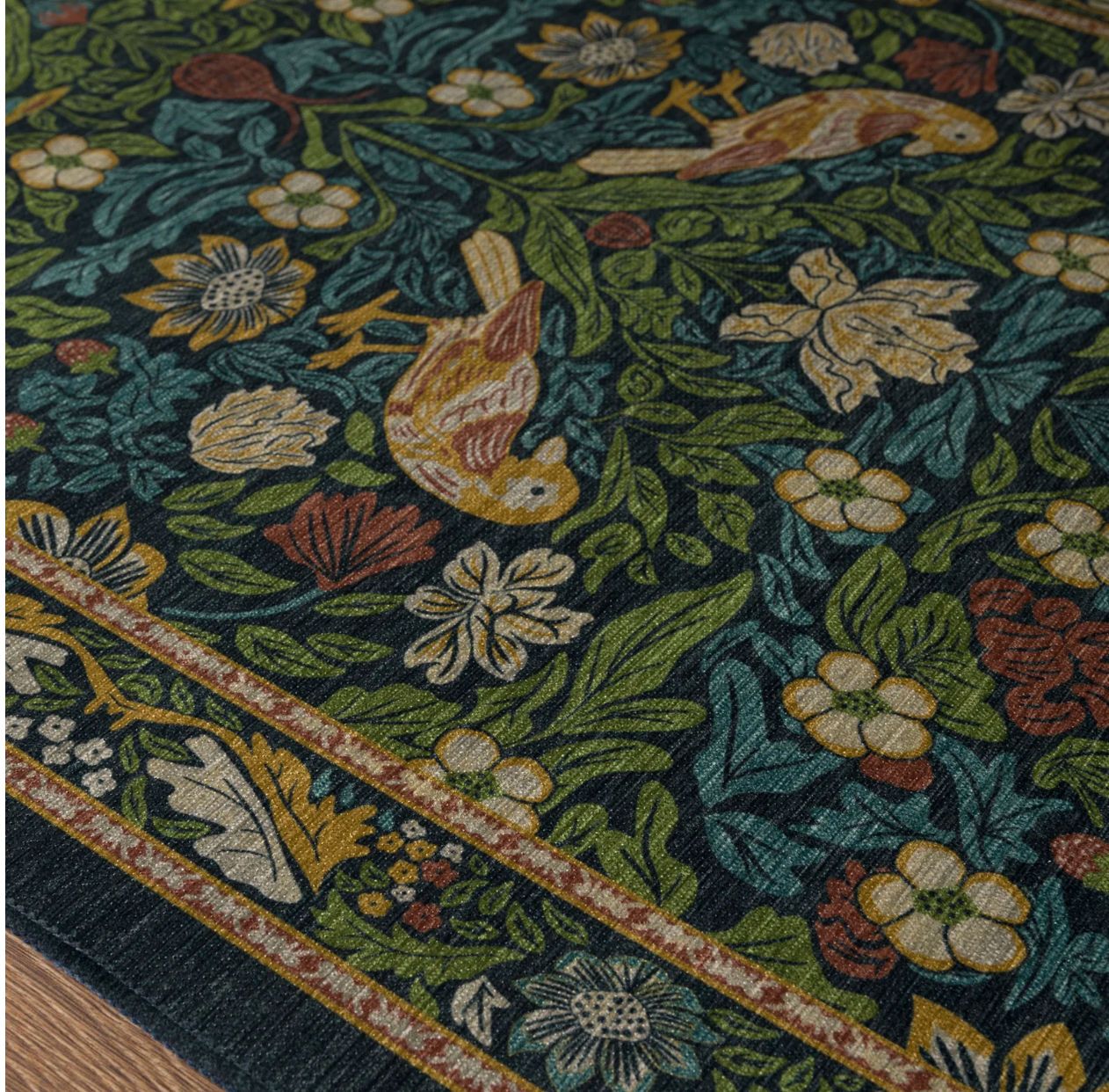 Ophelia Ornamental Floral Rug for Elegant Home Interiors