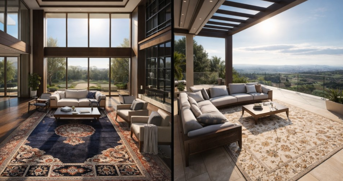 The Difference Between Indoor And Outdoor Rugs