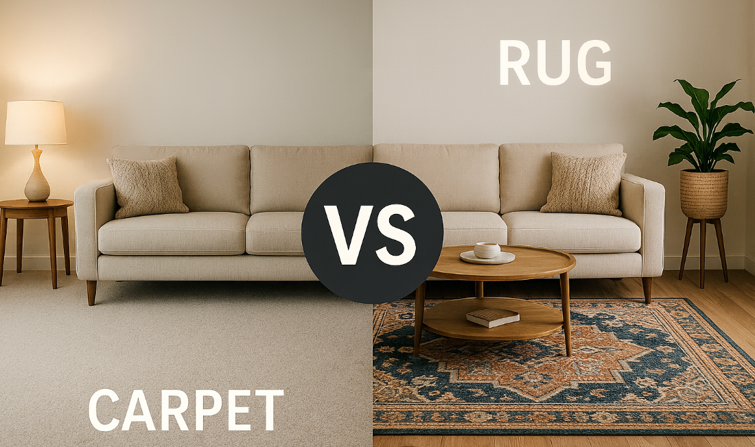 Difference Between Rug and Carpet: Size, Material & Maintenance Guide