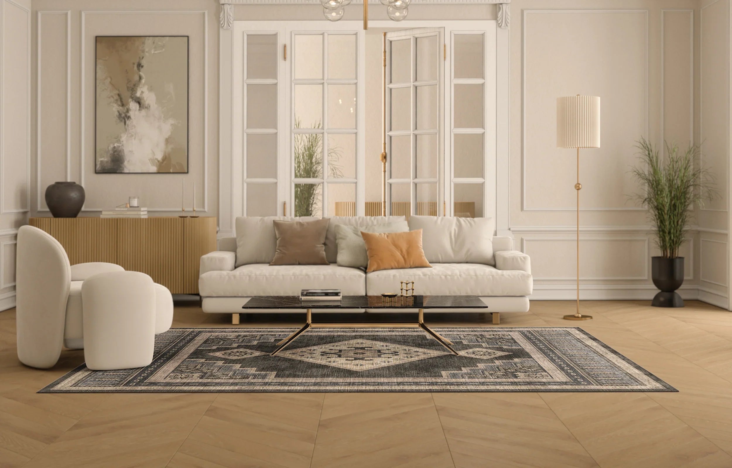 Rug Size Guide: Living Room, Bedroom, and Dining Areas