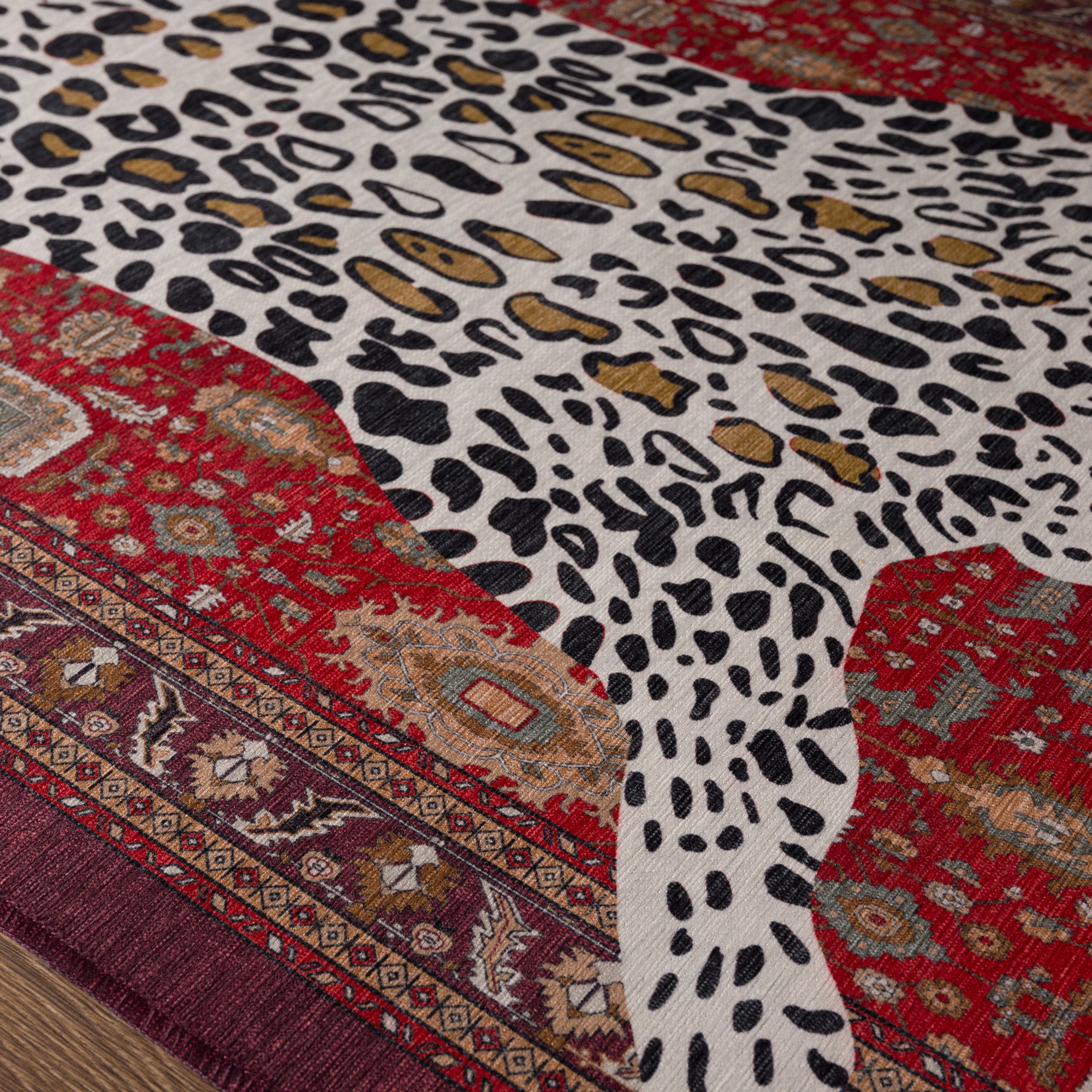 Zev Leopard Animal Print Rug