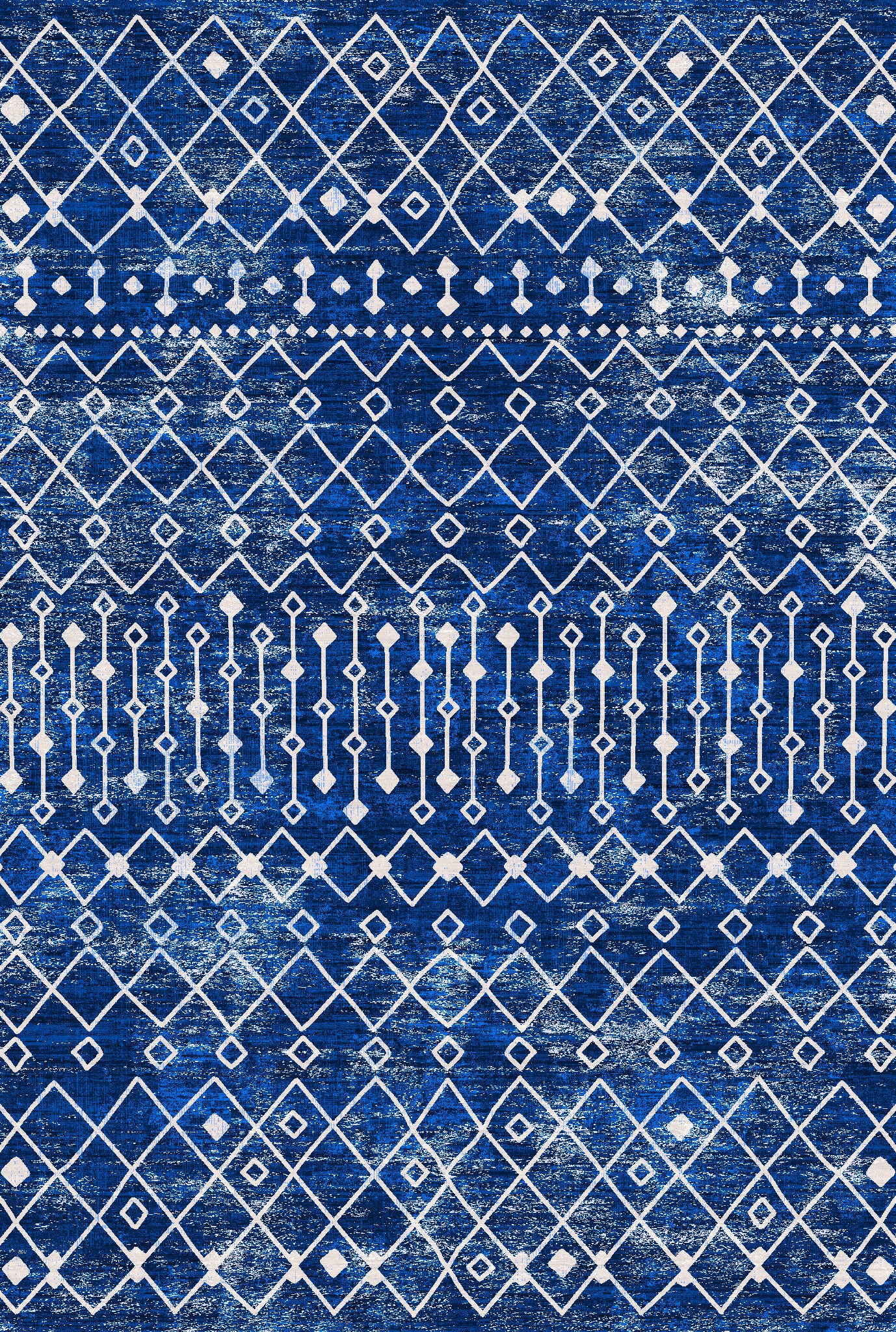 Dixie Moderne geometrisk tribal-tæppe