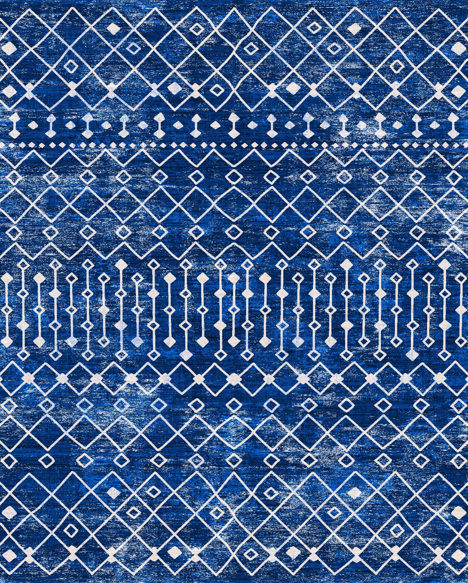Dixie Moderne geometrisk tribal-tæppe