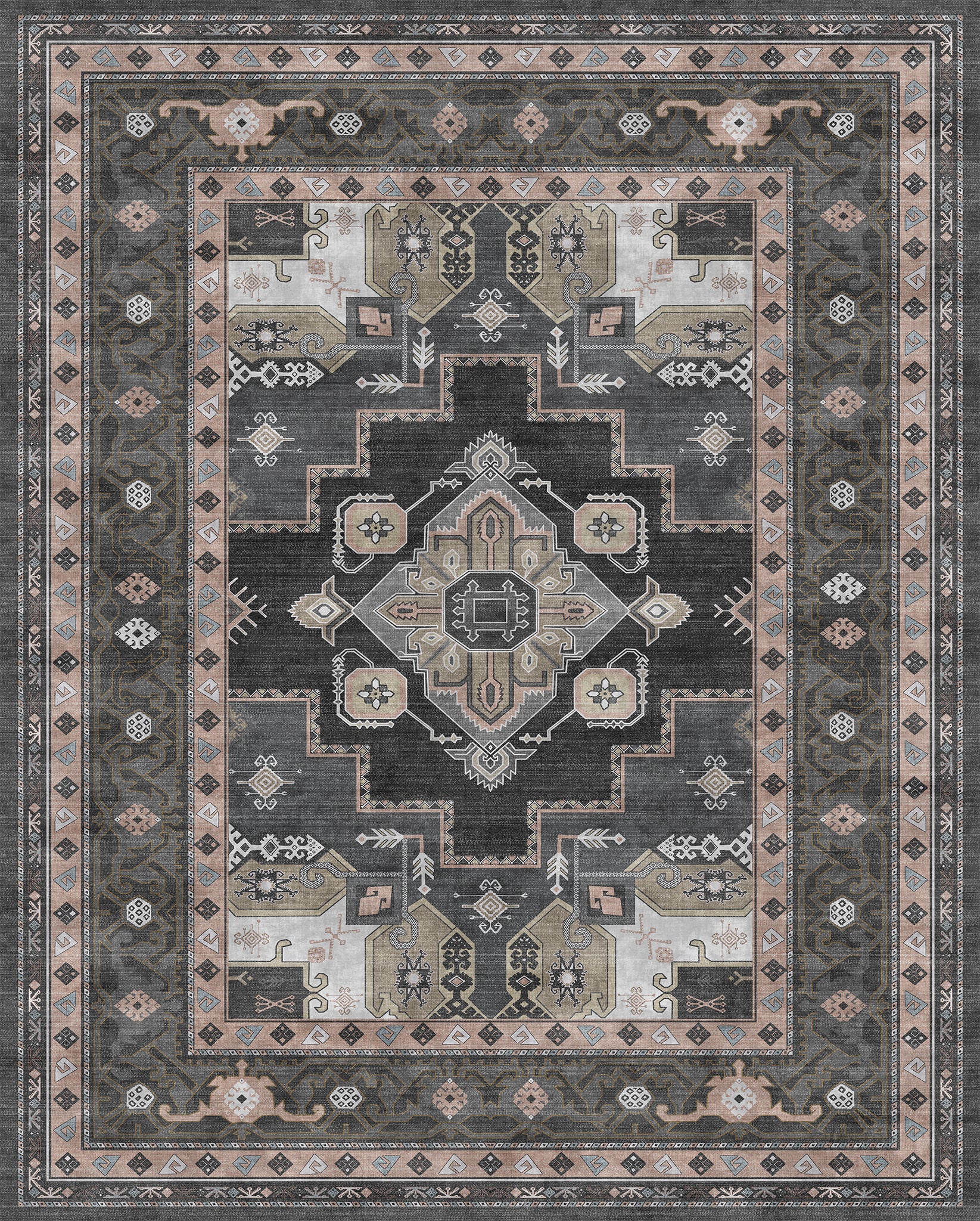 Milo Traditional Medallion Rug