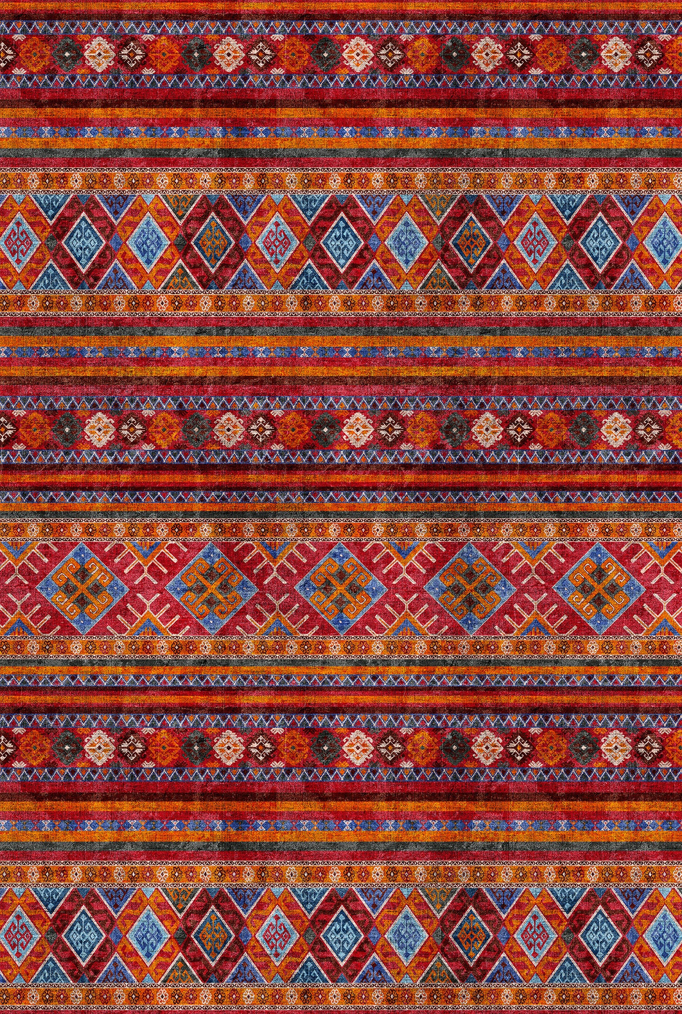 Raya Český Pruhovaný Designový Koberec