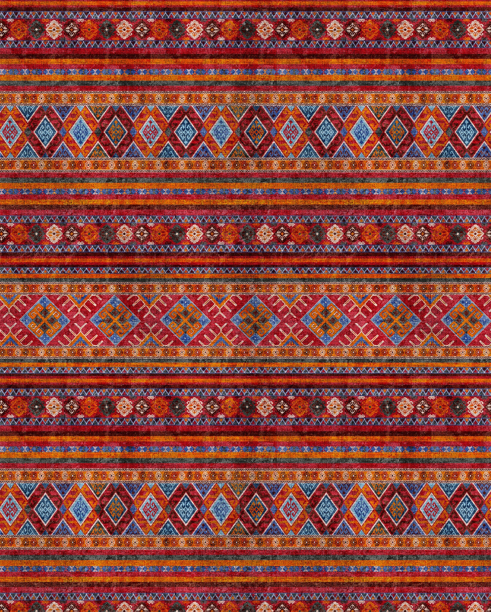 Raya Český Pruhovaný Designový Koberec