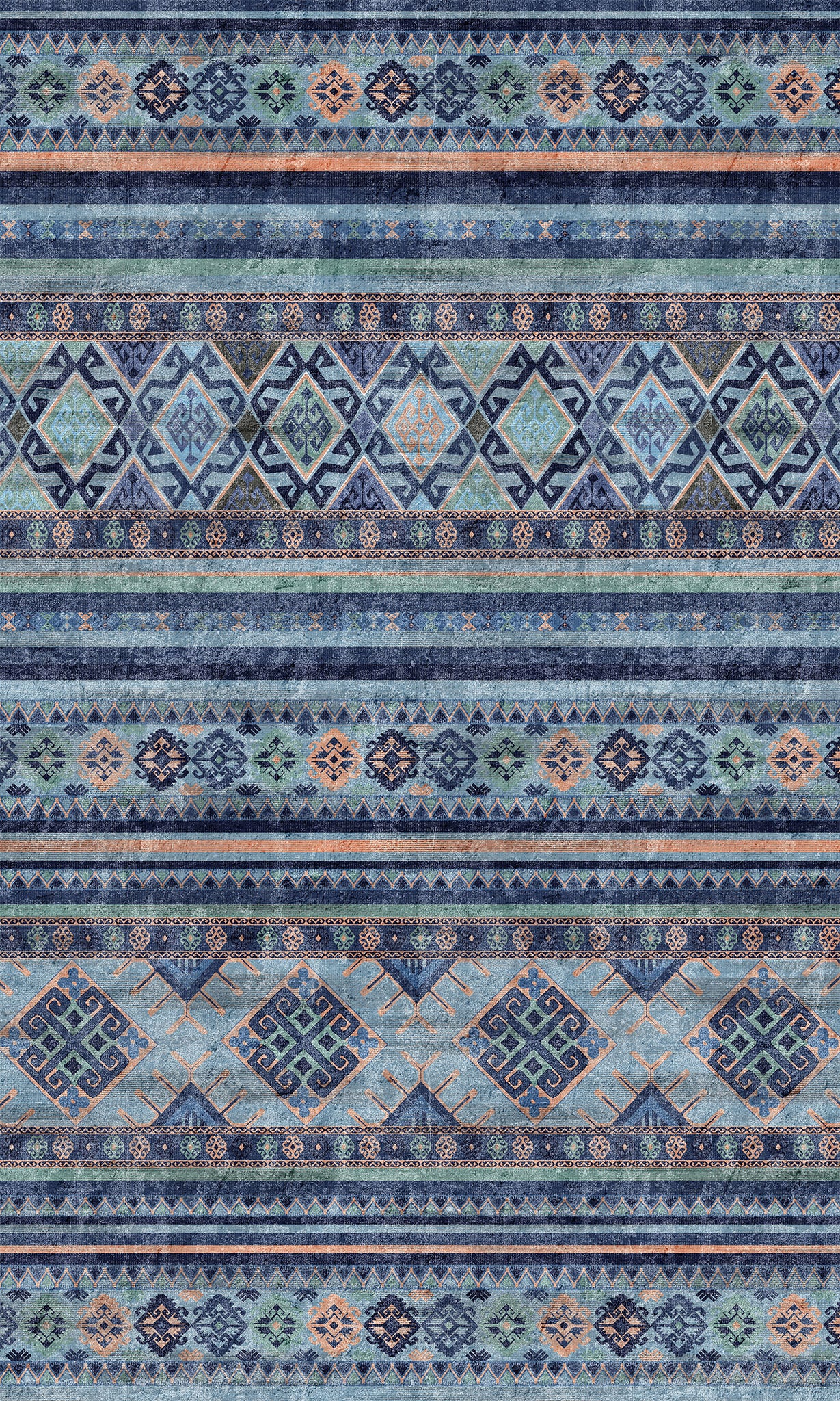 Raya Český Pruhovaný Designový Koberec