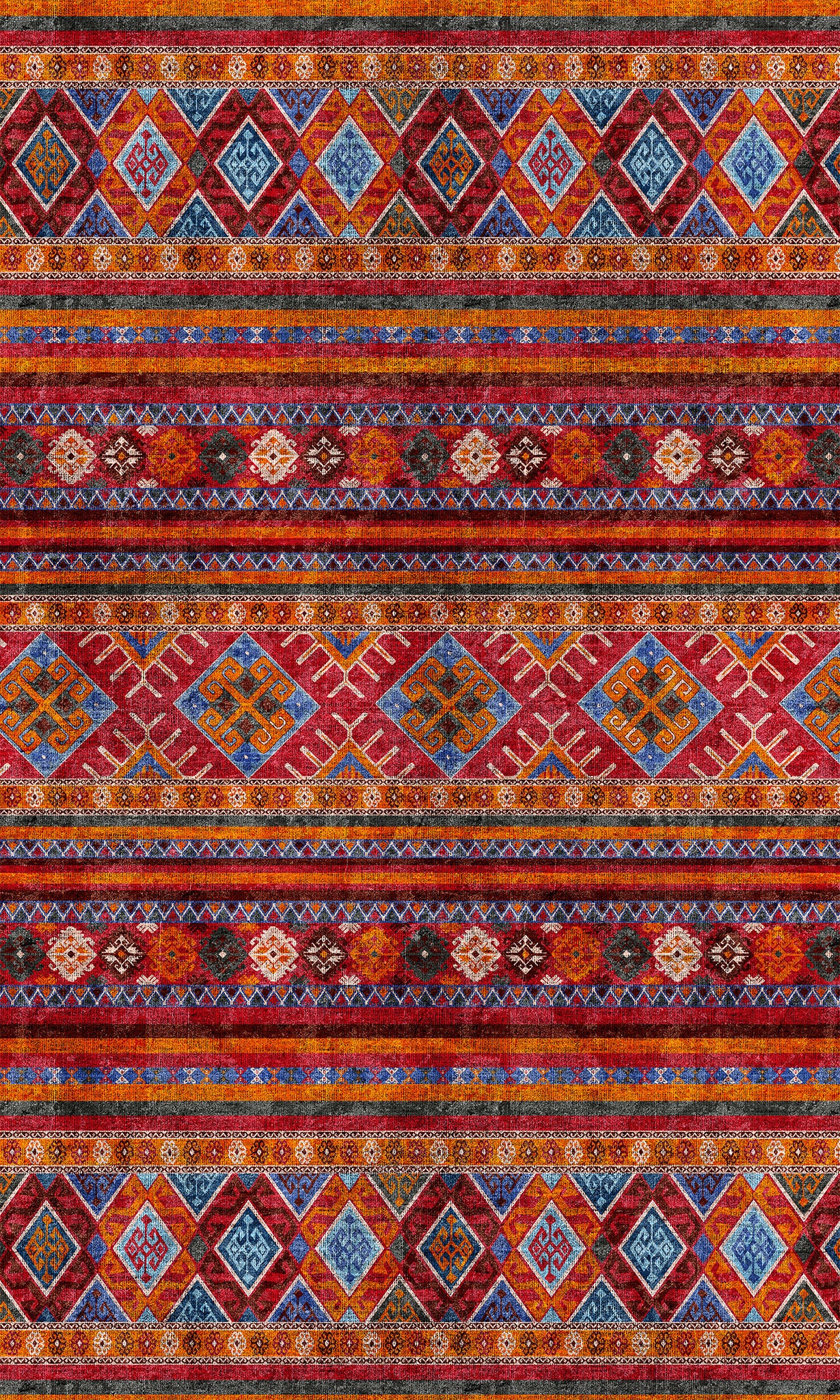 Raya Český Pruhovaný Designový Koberec