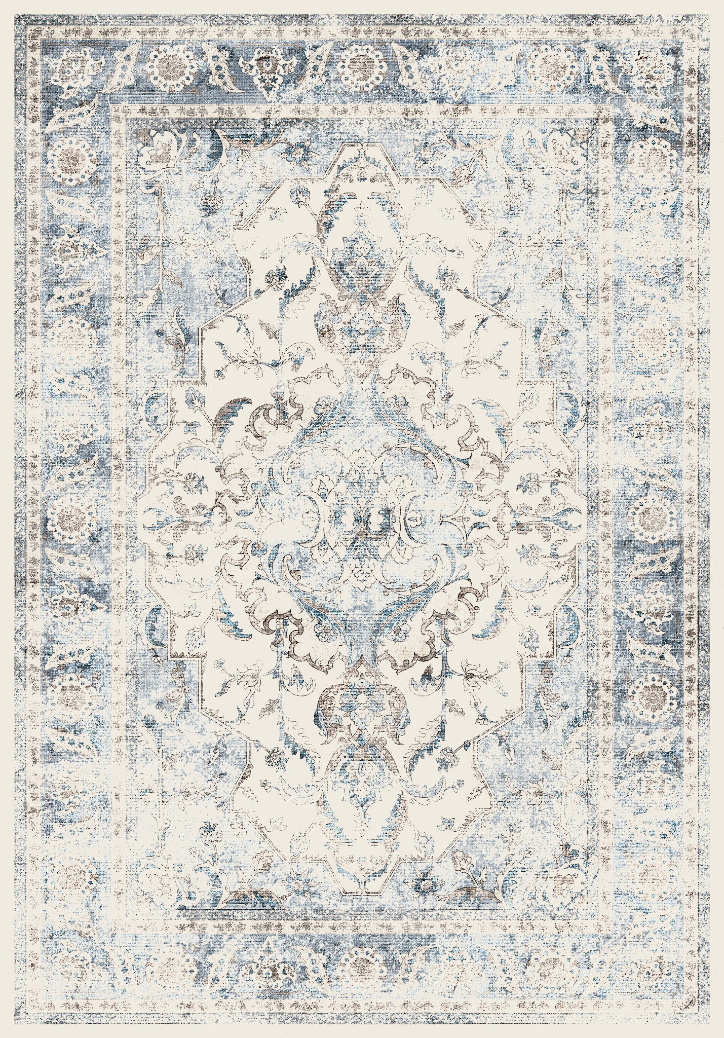 Mara Традиционен килим с медальон