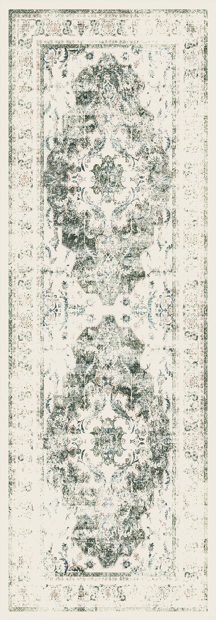 Mara Традиционен килим с медальон