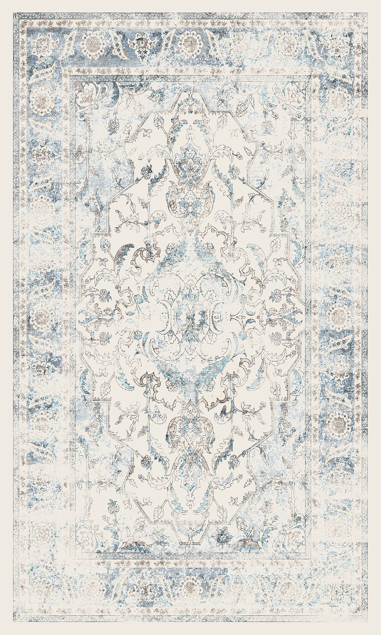 Mara Традиционен килим с медальон