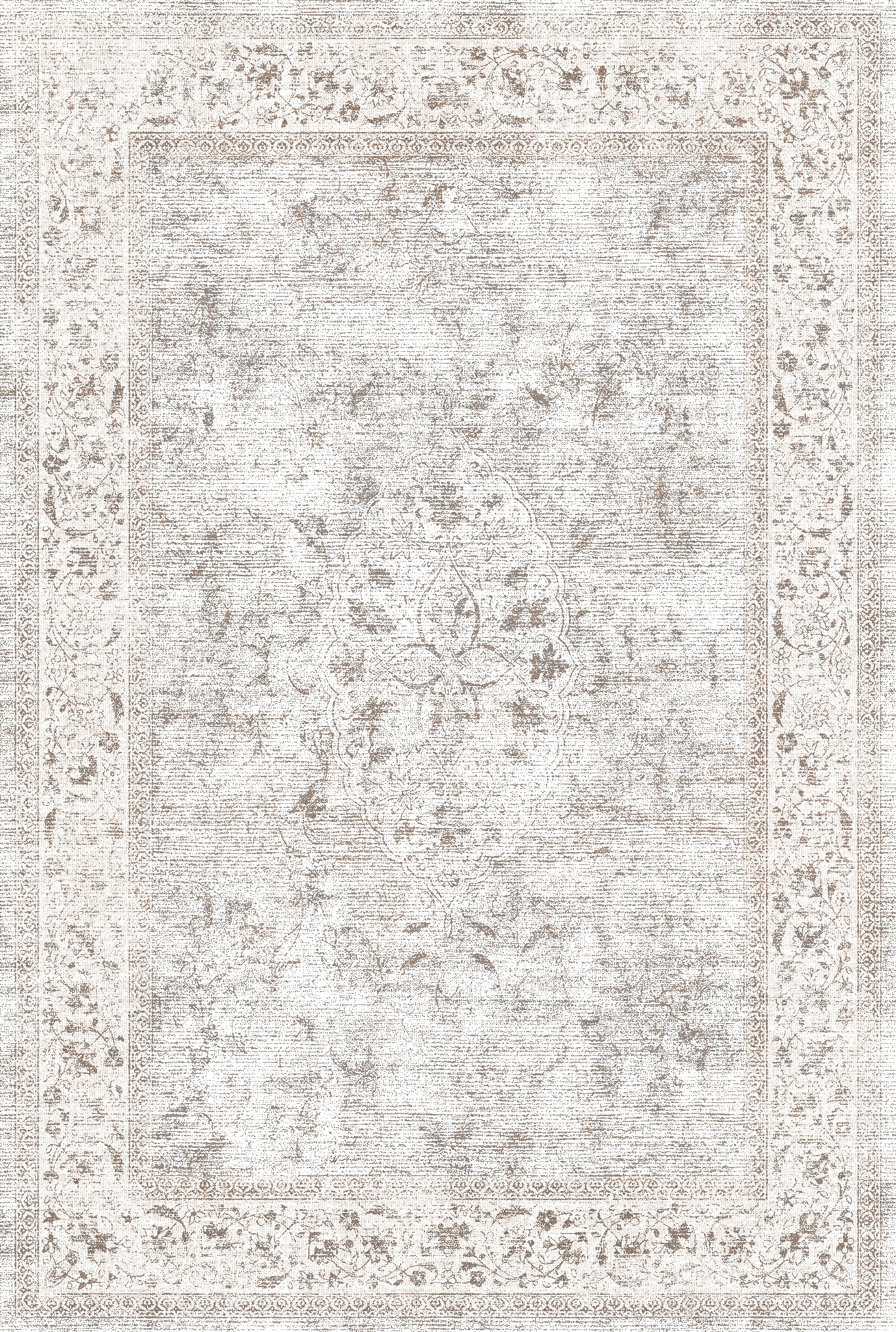 Aria Tapete floral vintage desgastado