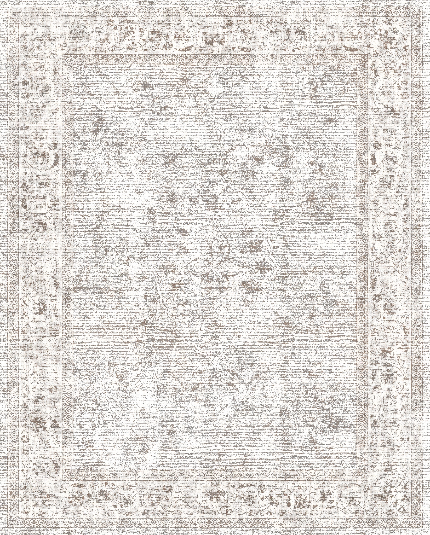 Aria Tapete floral vintage desgastado