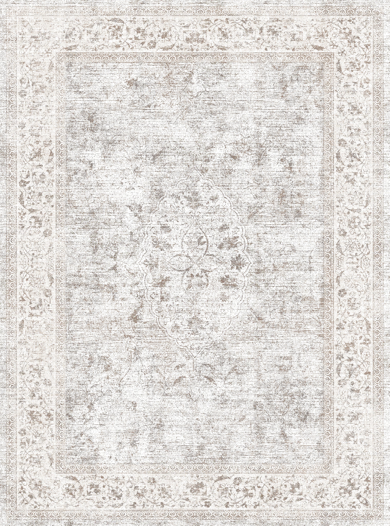 Aria Tapete floral vintage desgastado