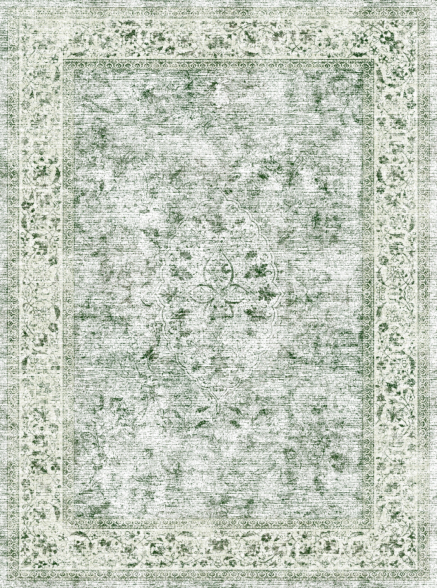 Aria Tapete floral vintage desgastado