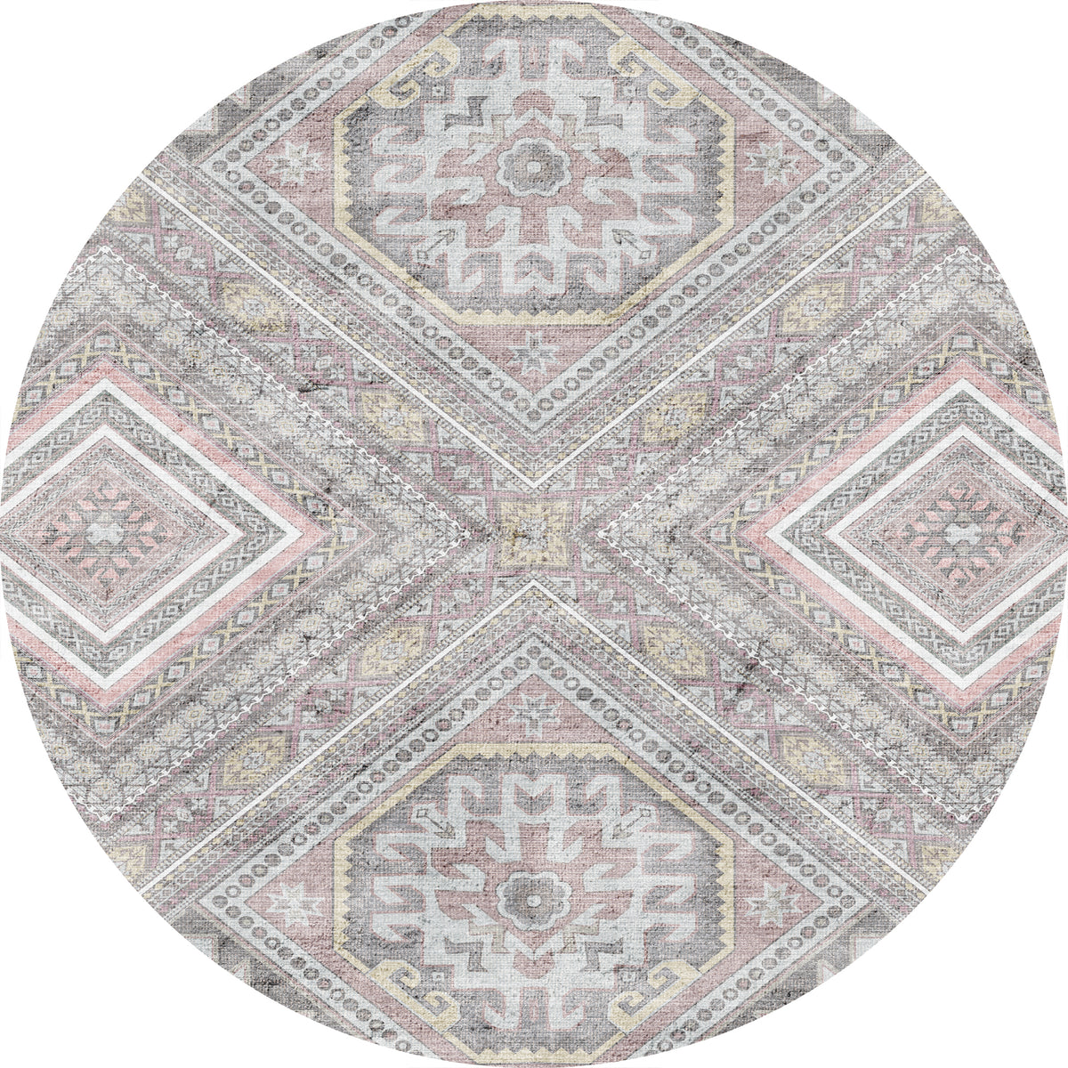Caria Ornamentaler Medaillon-Teppich mit Stammesmotiven