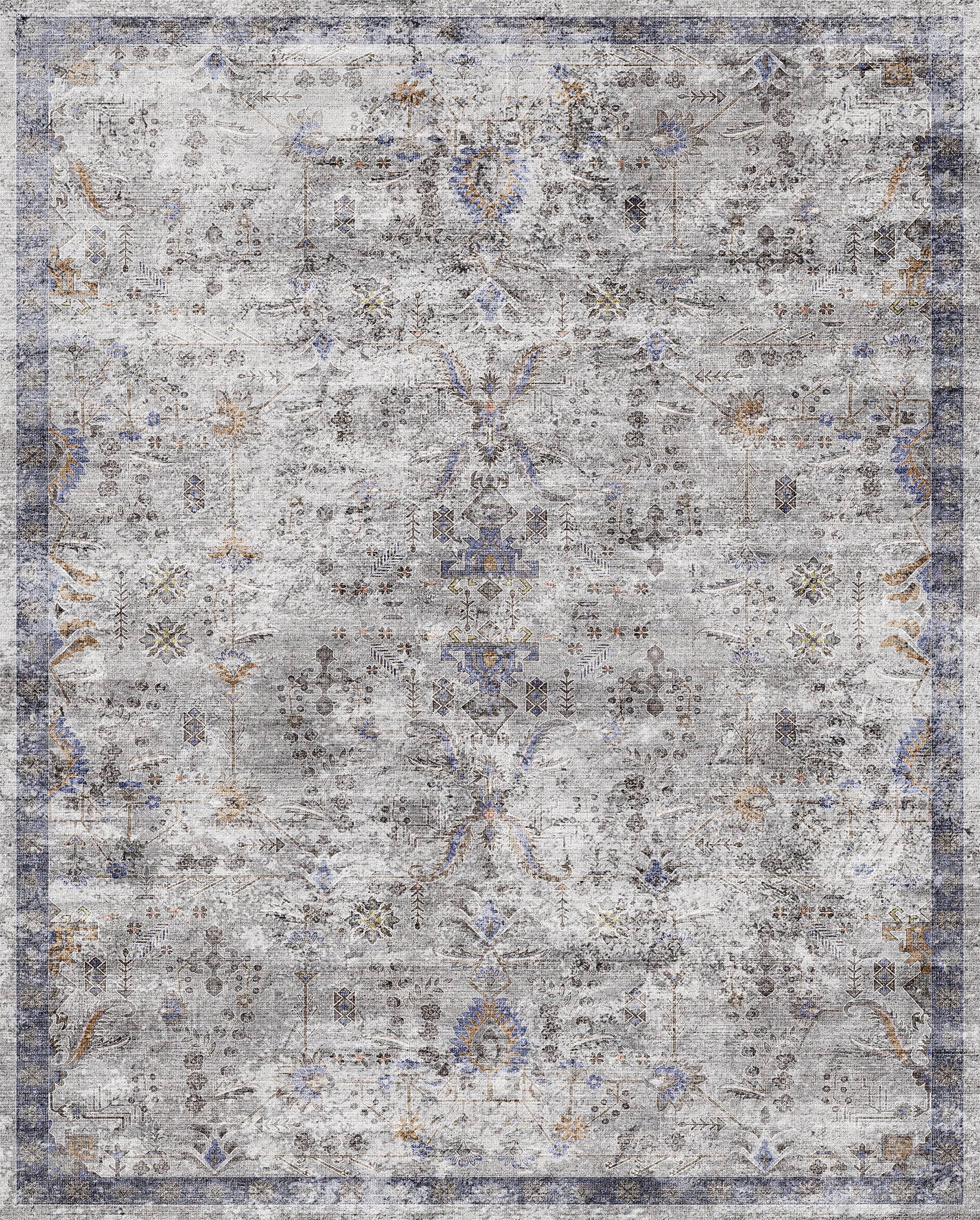 Zayna Διακοσμητικό Floral χαλί