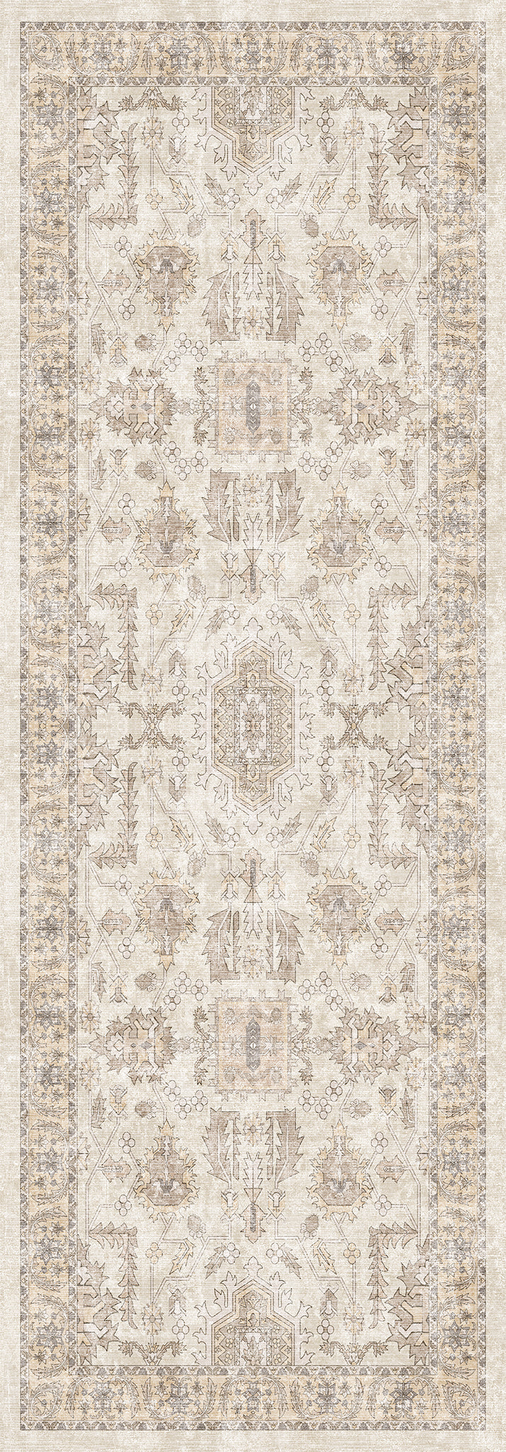 Zoe Distressed Ornamental Rug