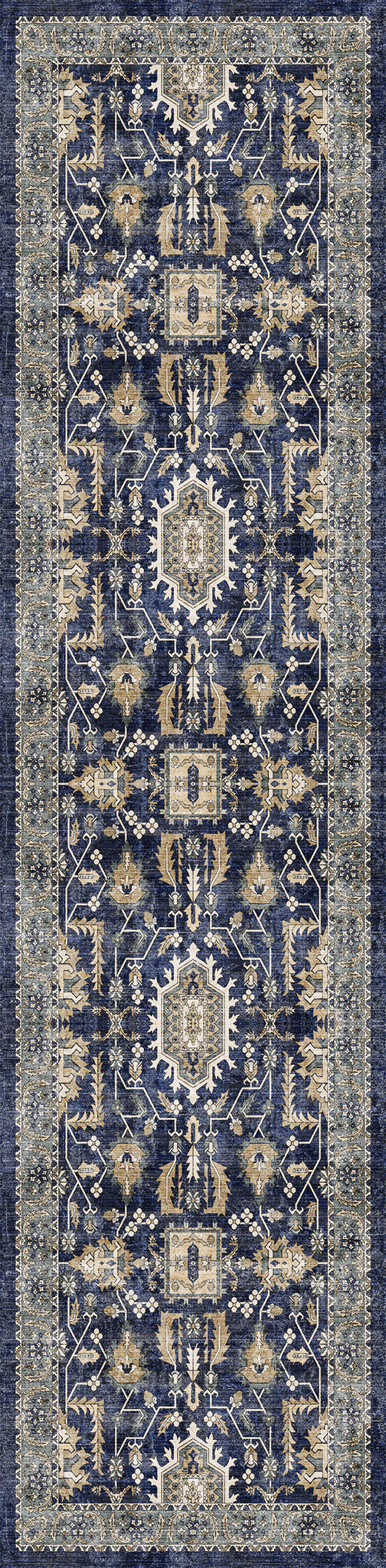 Zoe Distressed Ornamental Rug