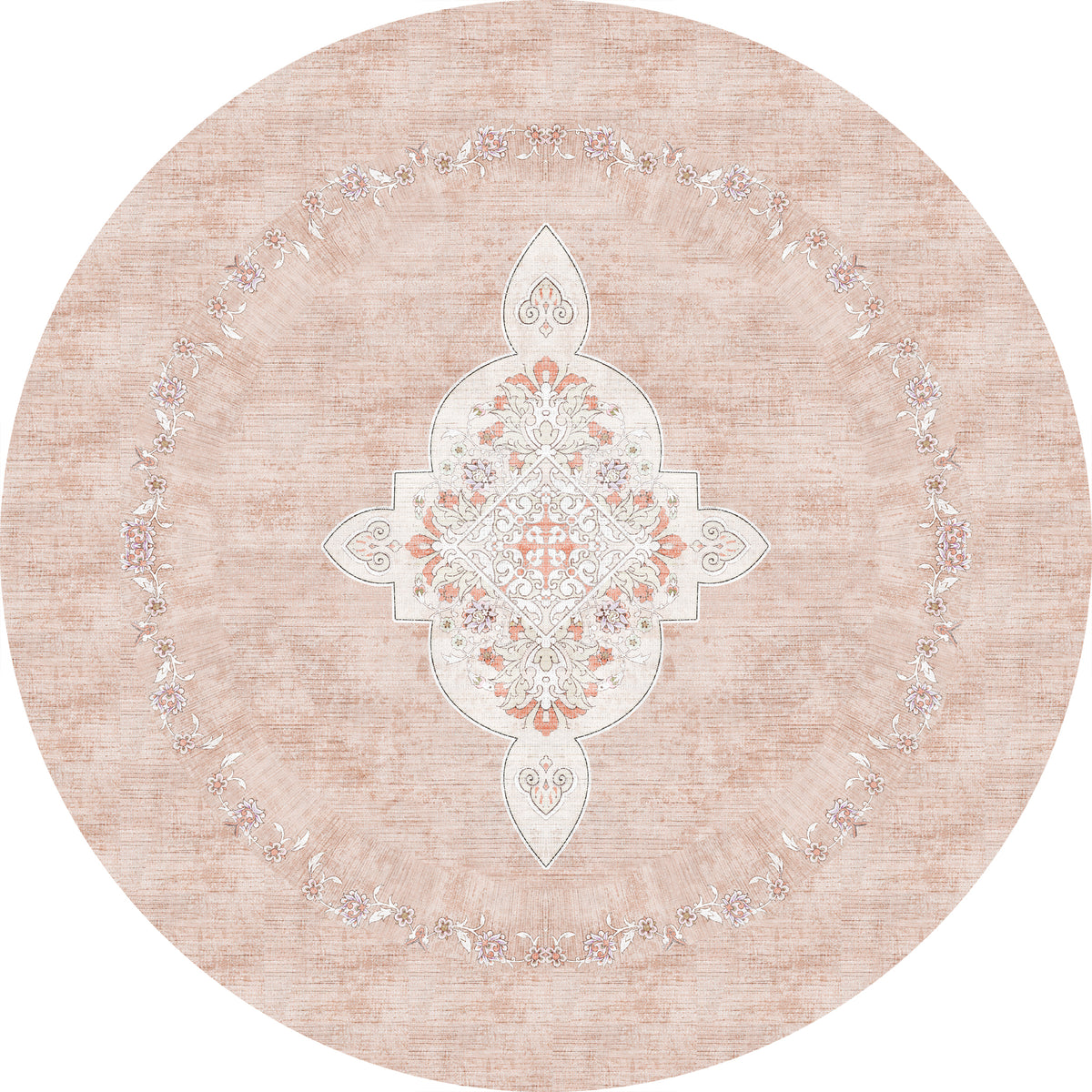 Maris Tappeto con design a medaglioni floreali