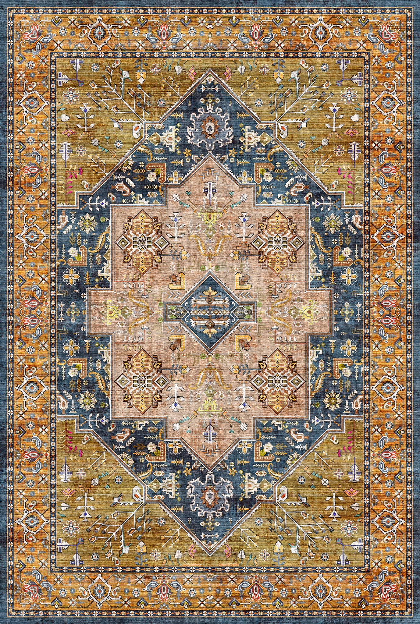 Dusk Vintage Medallion Rug