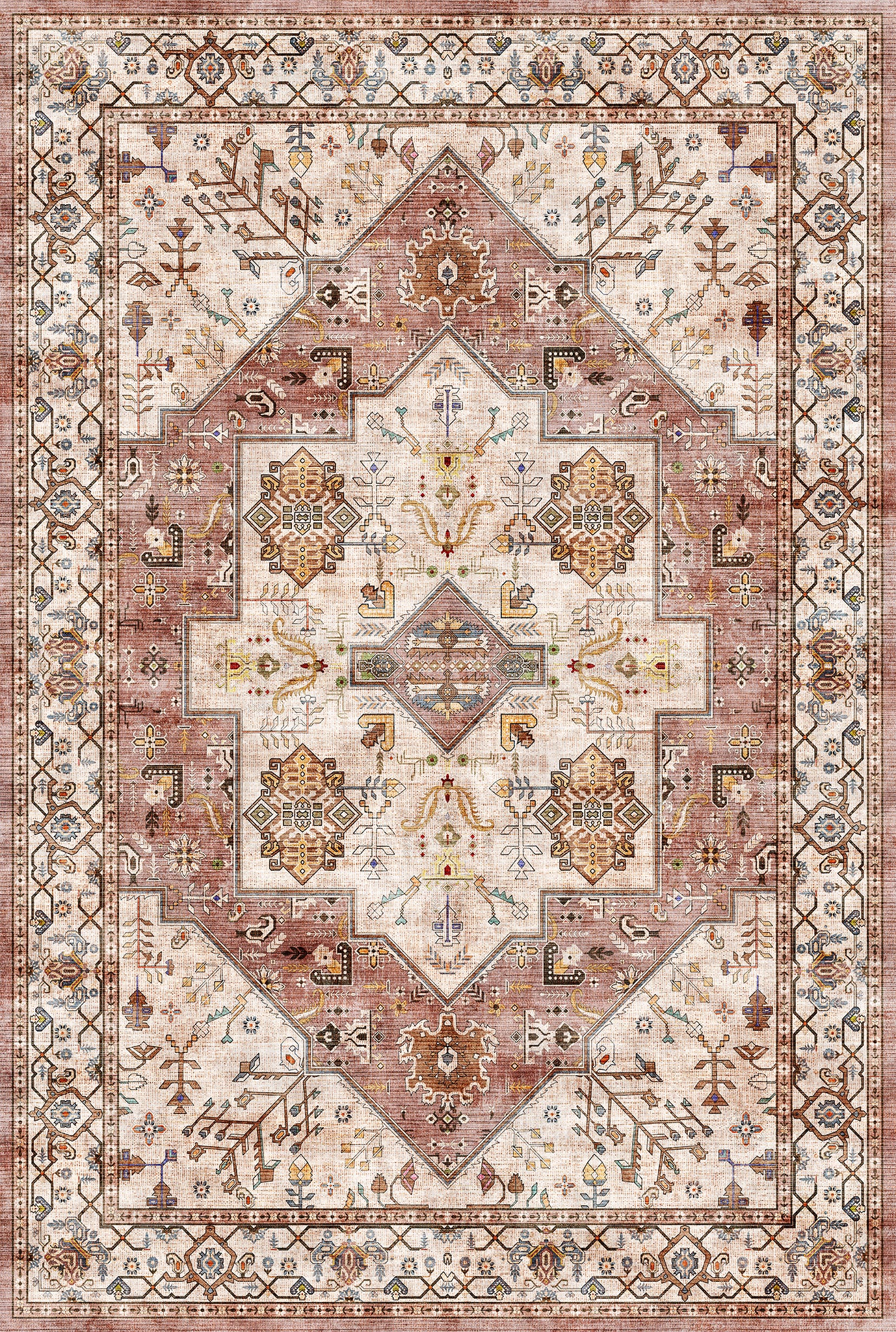 Dusk Vintage Medallion Rug