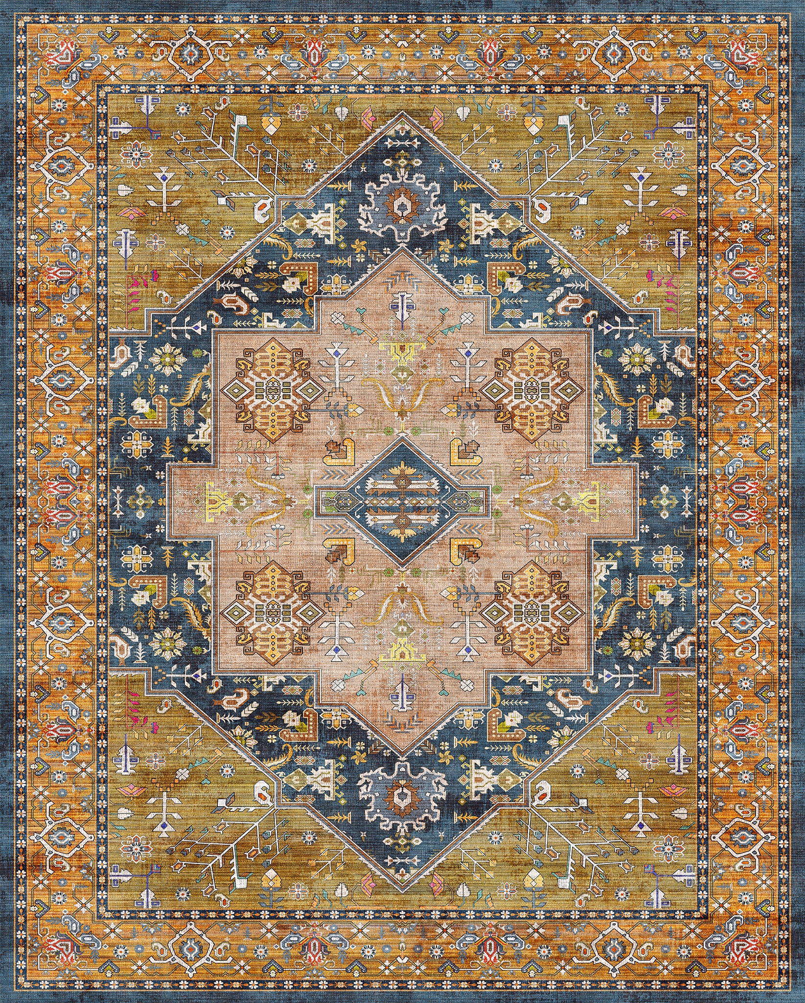 Dusk Vintage Medallion Rug