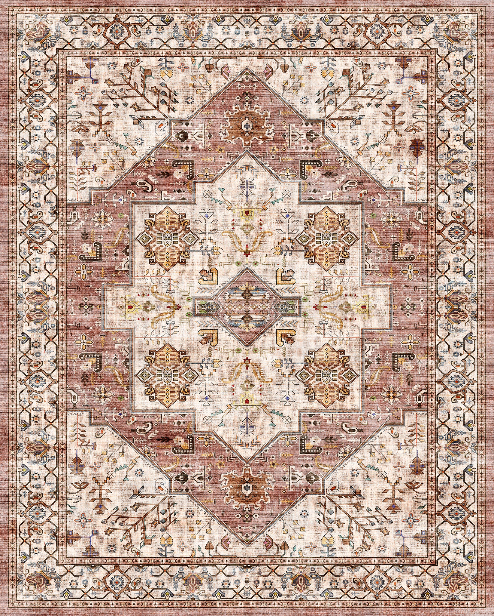 Dusk Vintage Medallion Rug