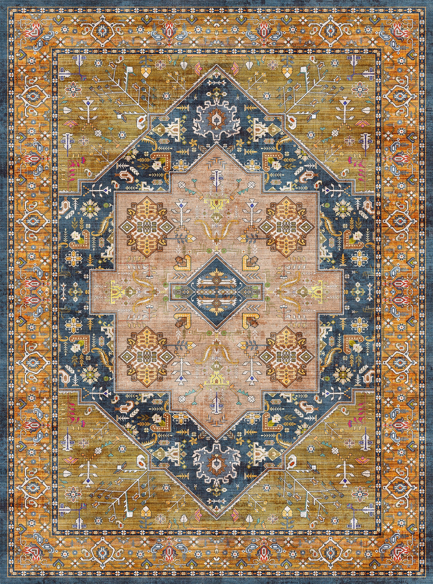 Dusk Vintage Medallion Rug
