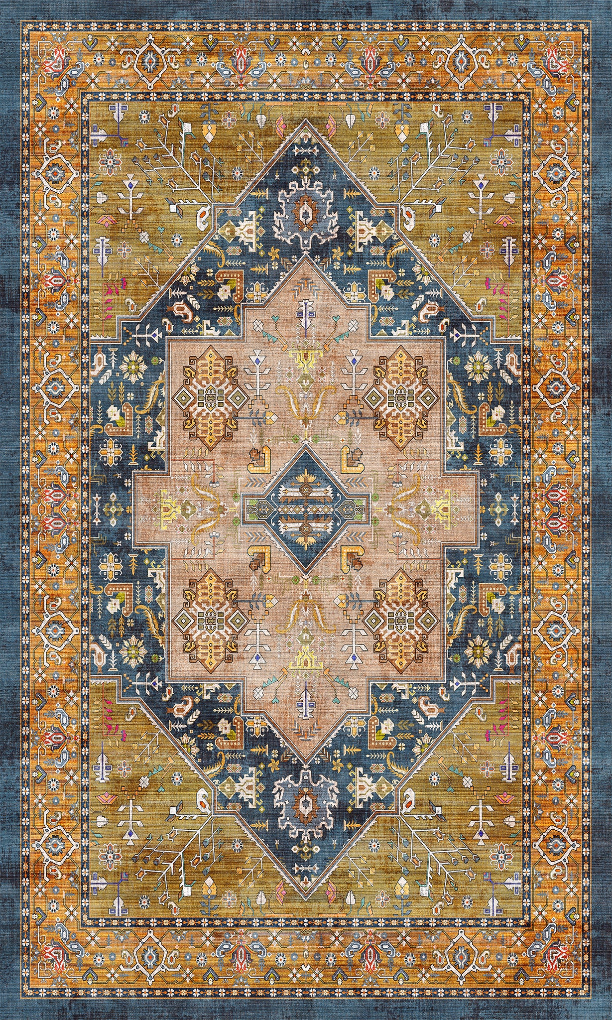 Dusk Vintage Medallion Rug