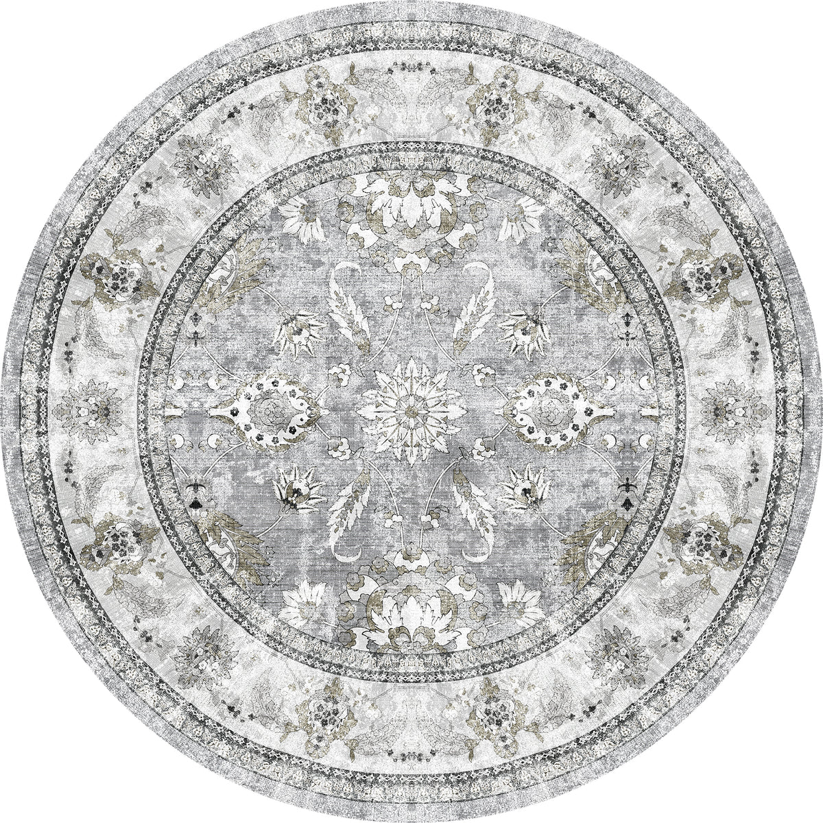 Cleo Traditioneller Teppich mit Blumenmuster