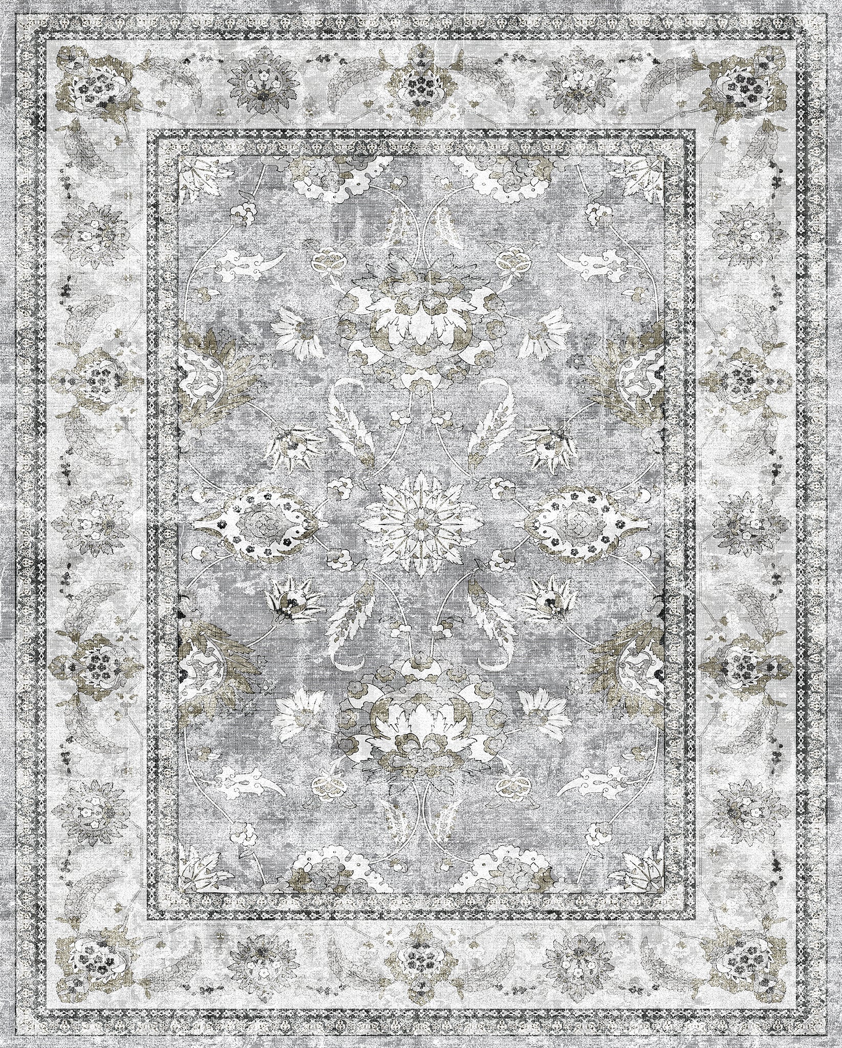 Cleo Traditional Floral Design Rug