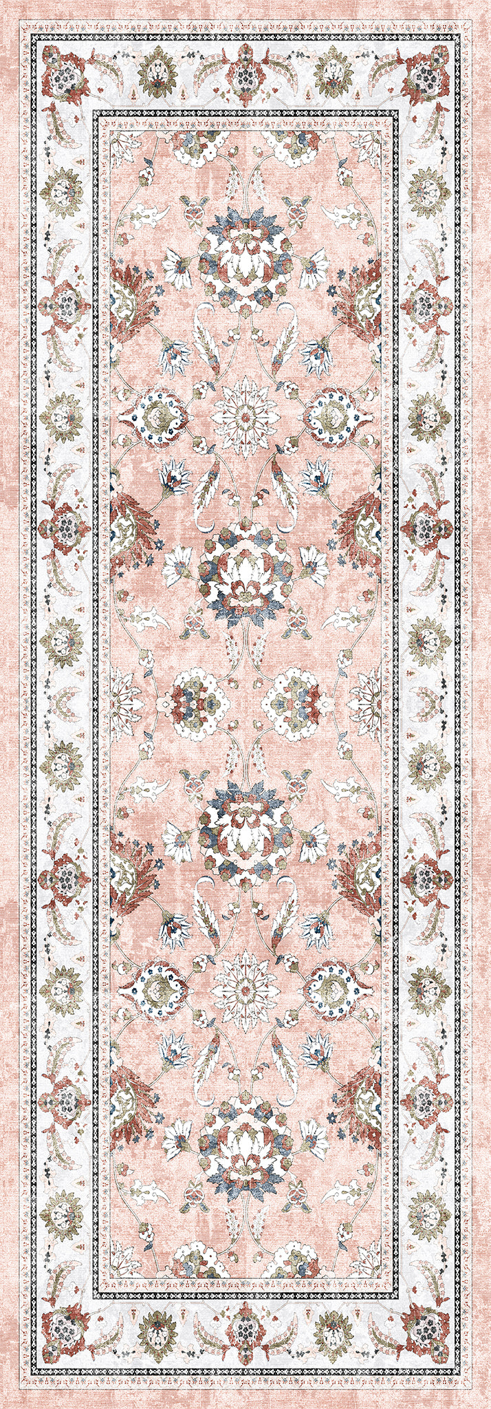 Cleo Traditional Floral Design Rug