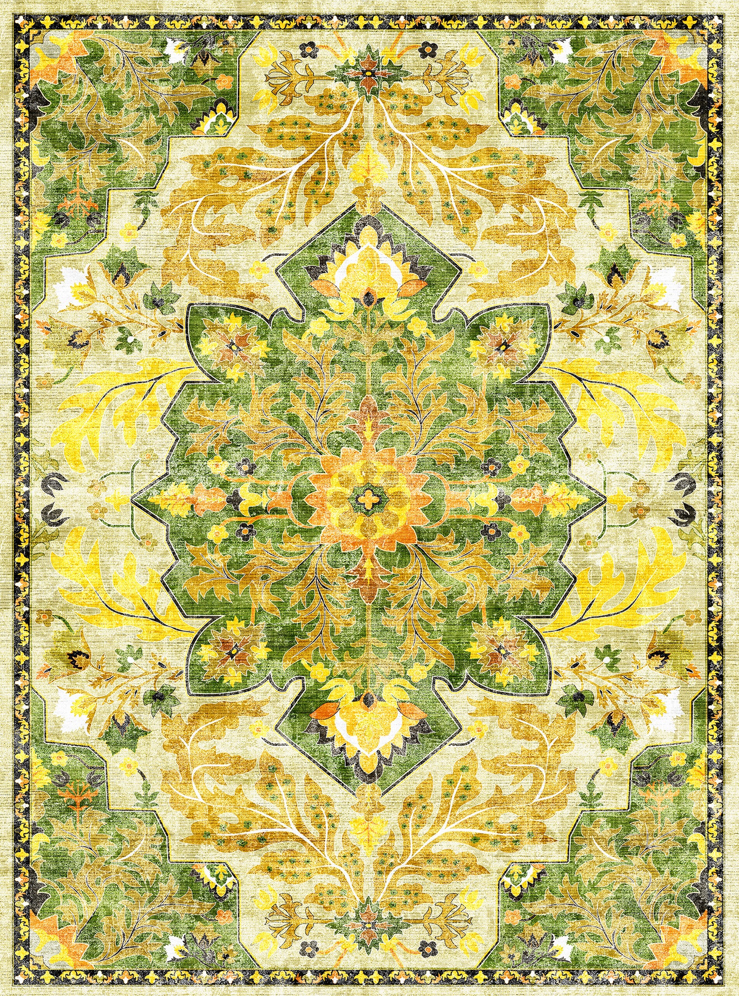 Coraline Tapete Ornamental Eclético