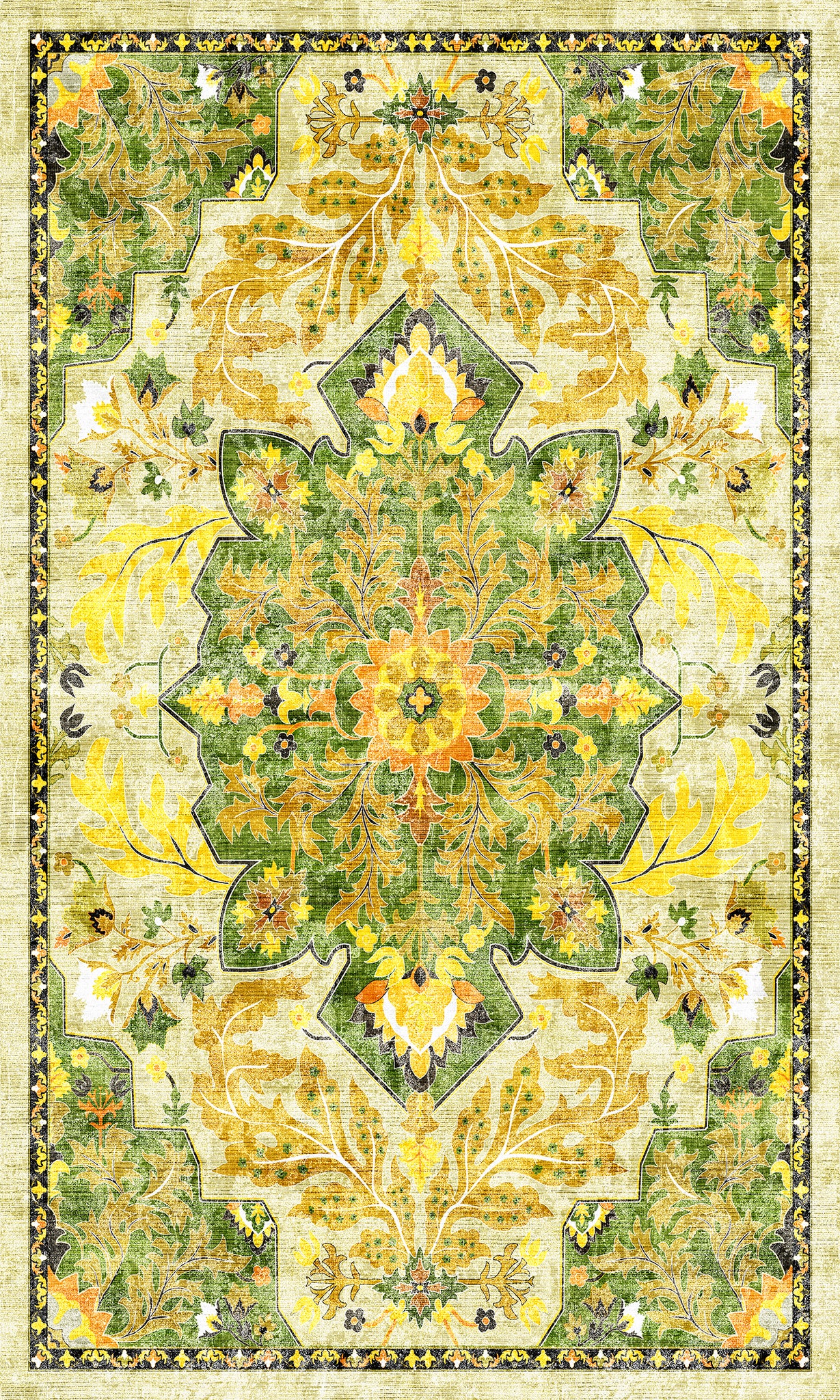 Coraline Tapete Ornamental Eclético
