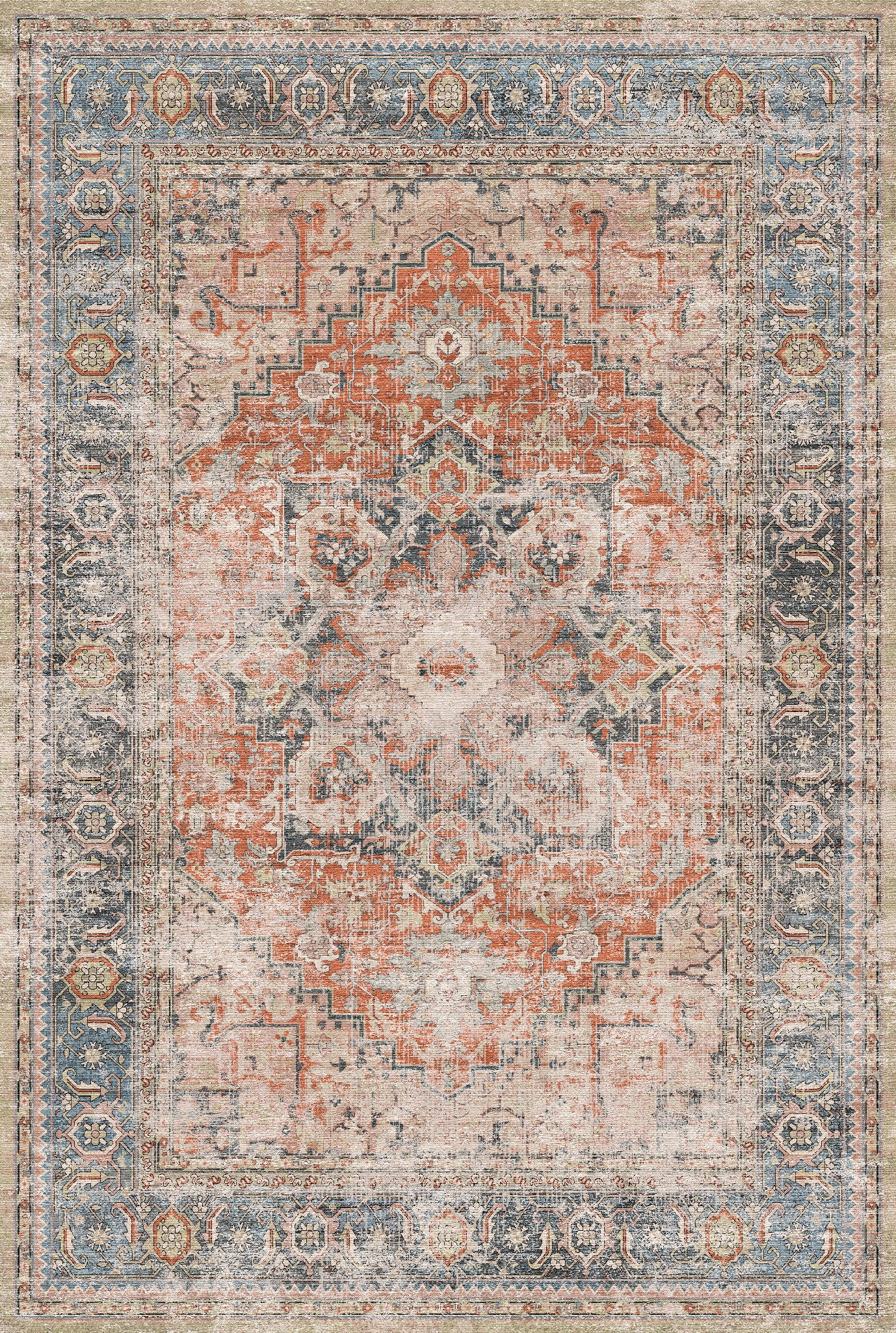 Alina Vintage medaillon vloerkleed