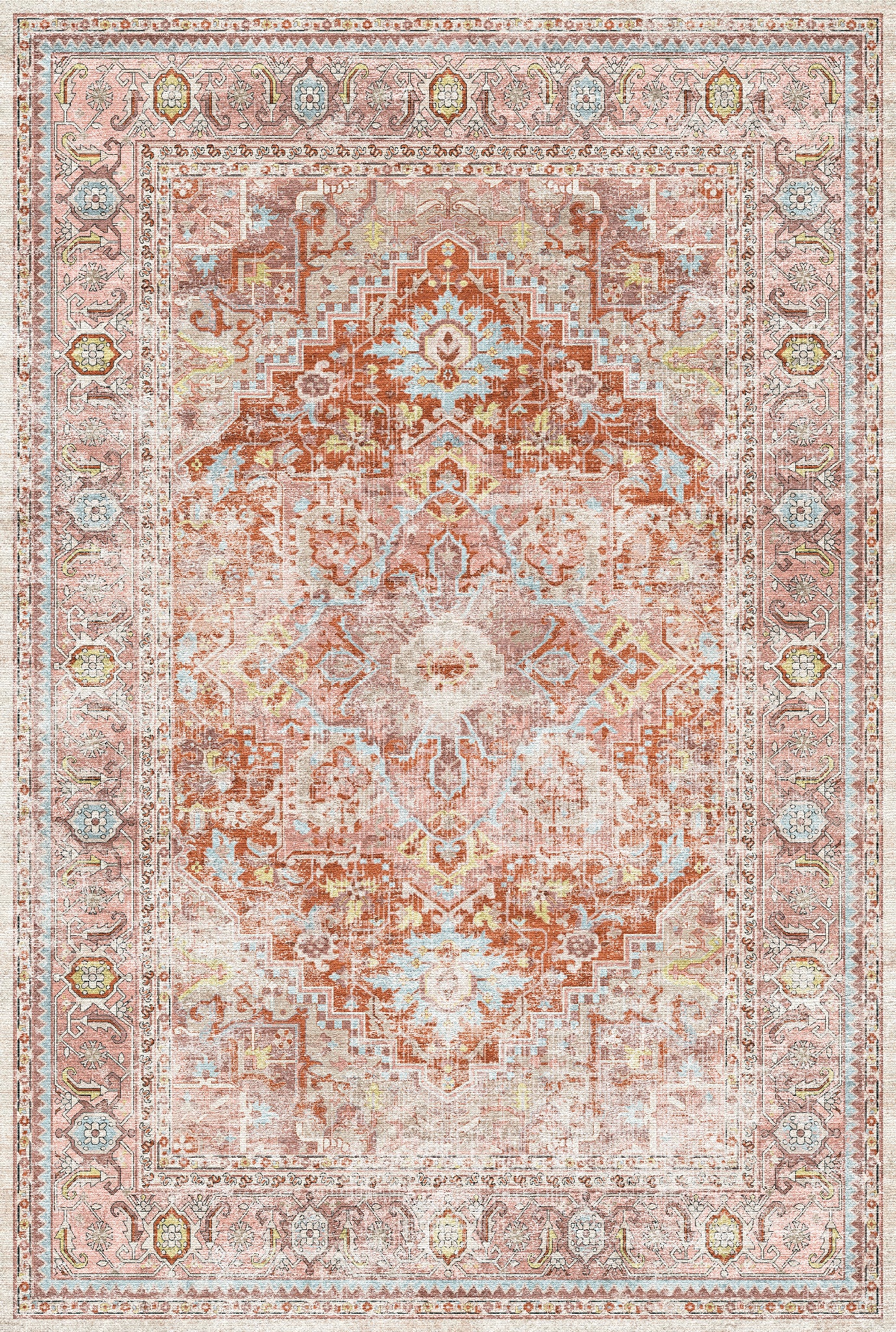 Alina Vintage-Medaillon-Teppich