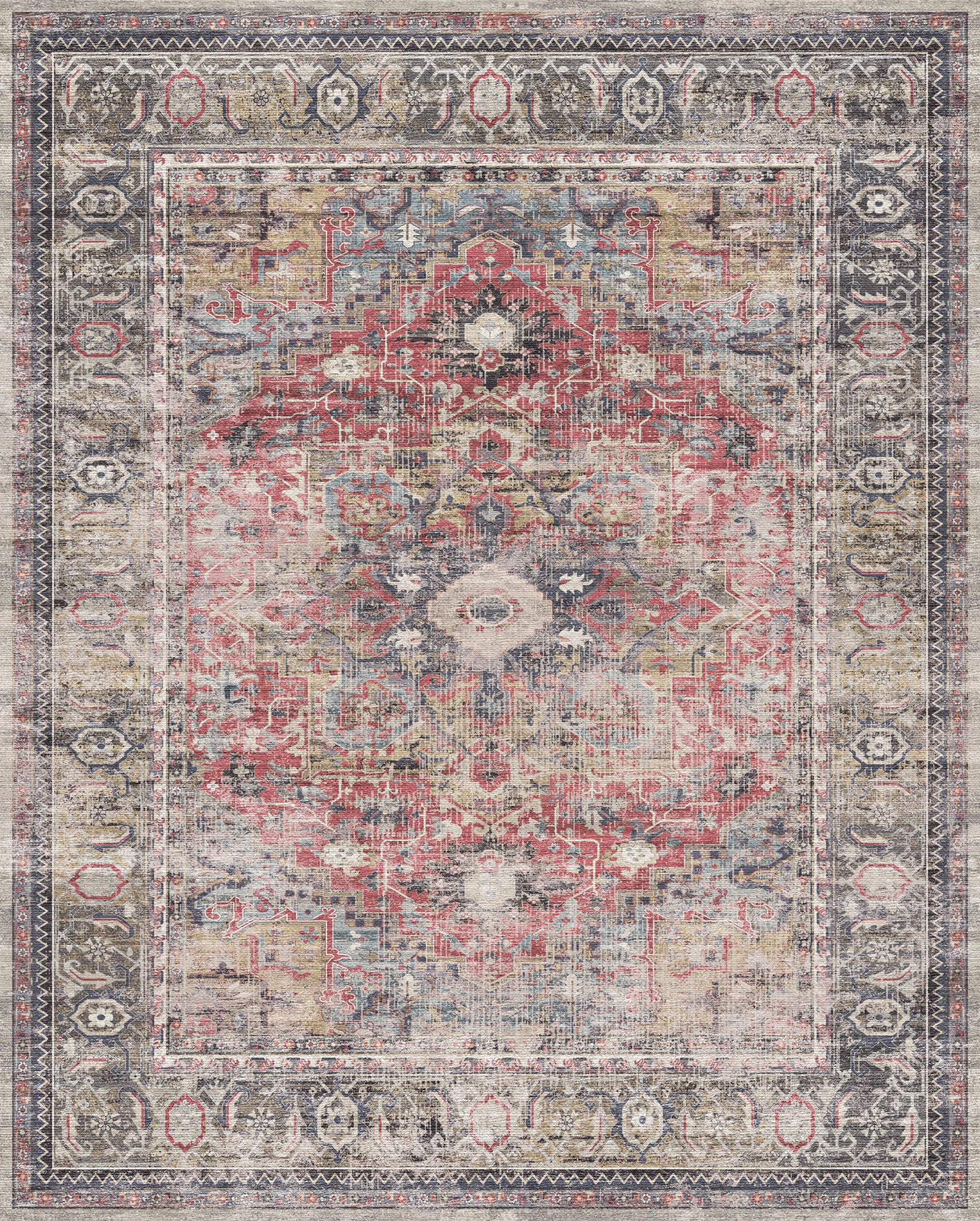 Alina Vintage Medallion Rug