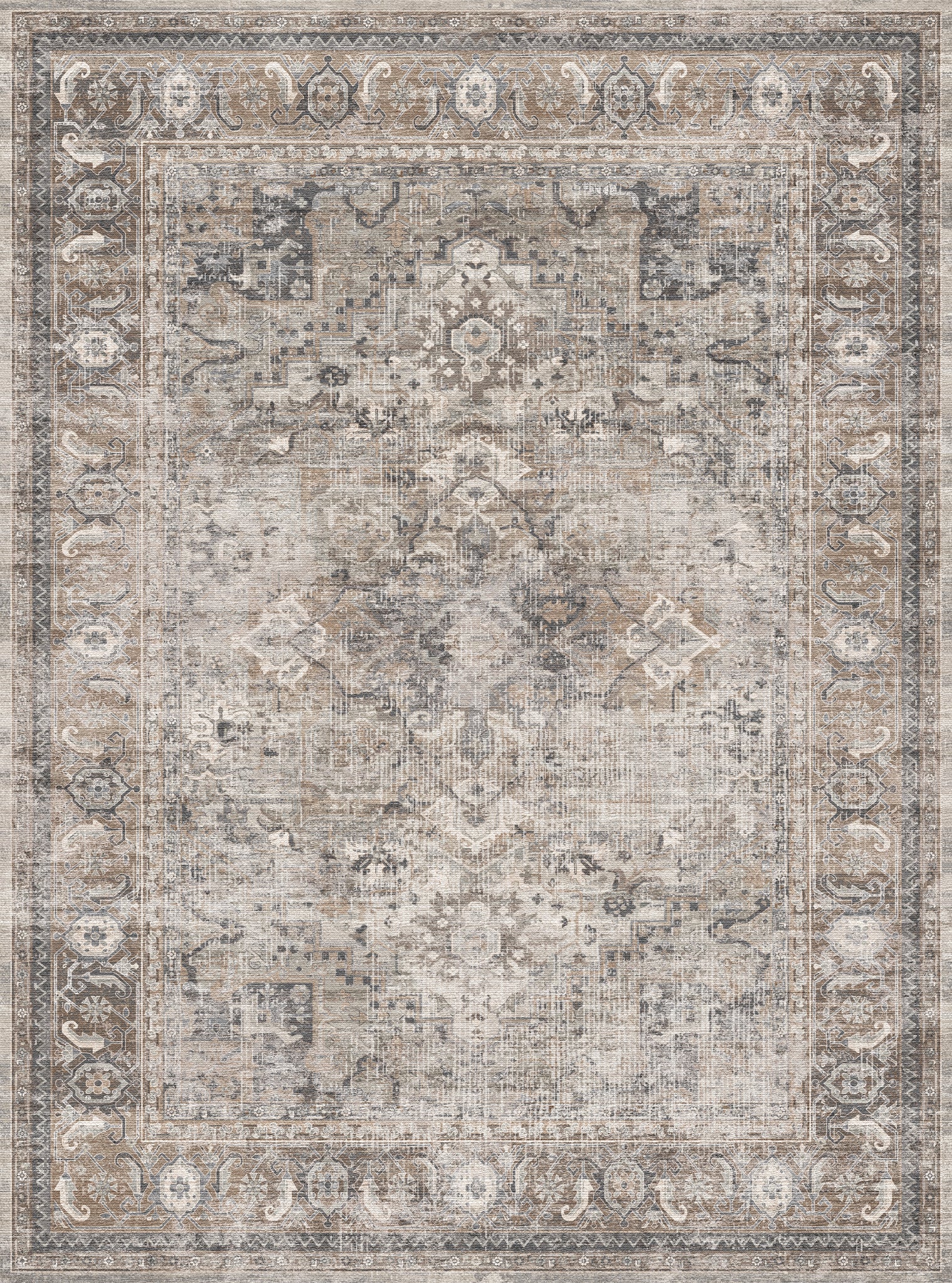 Alina Vintage Medallion Rug