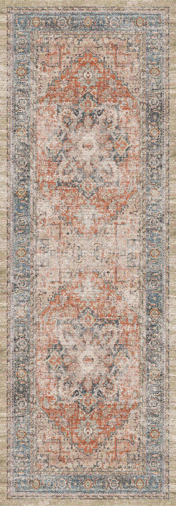 Alina Vintage medaillon vloerkleed