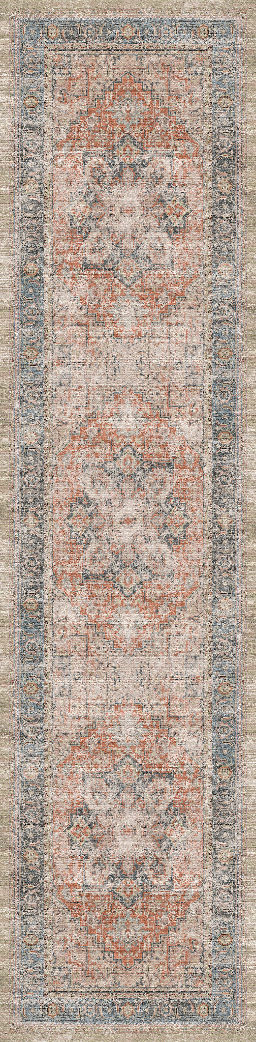 Alina Vintage-Medaillon-Teppich
