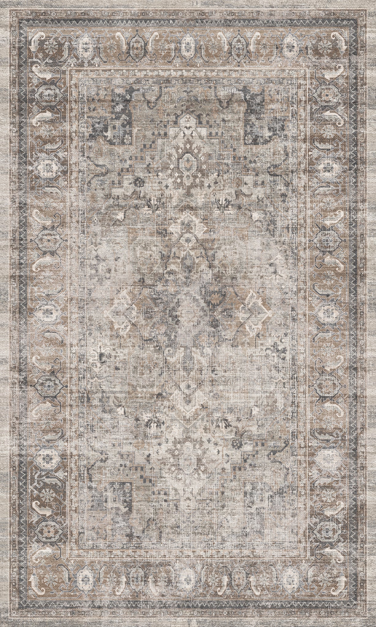 Alina Vintage Medallion Rug