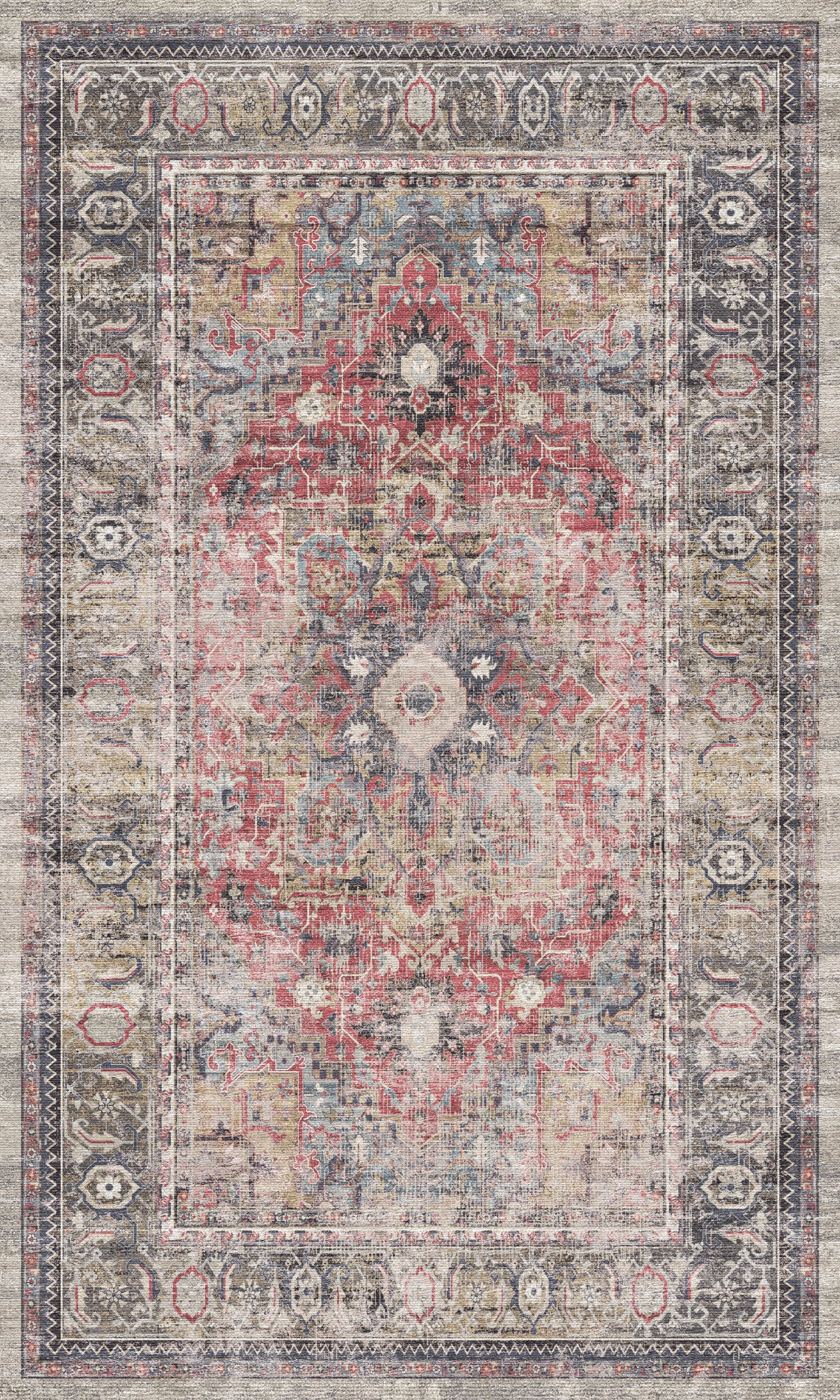Alina Vintage Medallion Rug