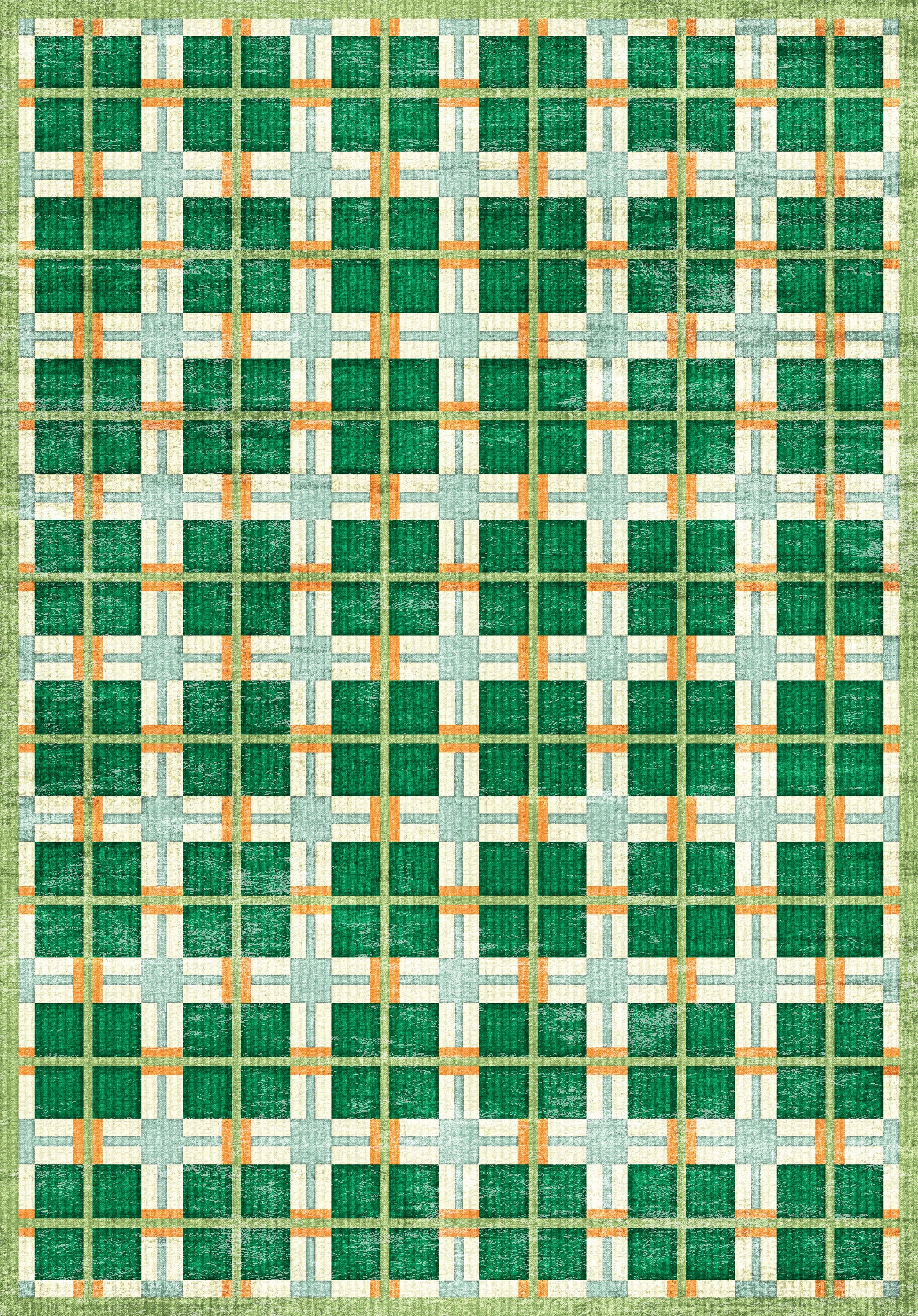 Harry Tapis moderne à carreaux