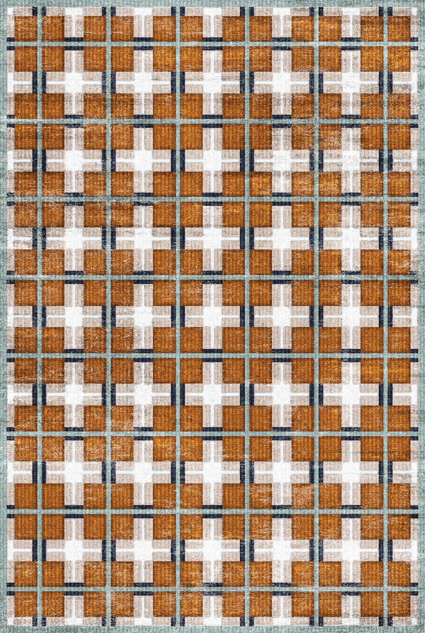 Harry Tapis moderne à carreaux