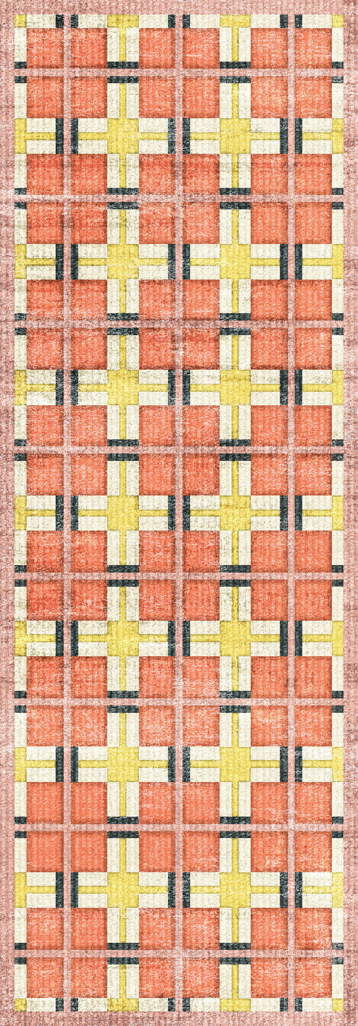 Harry Tapis moderne à carreaux