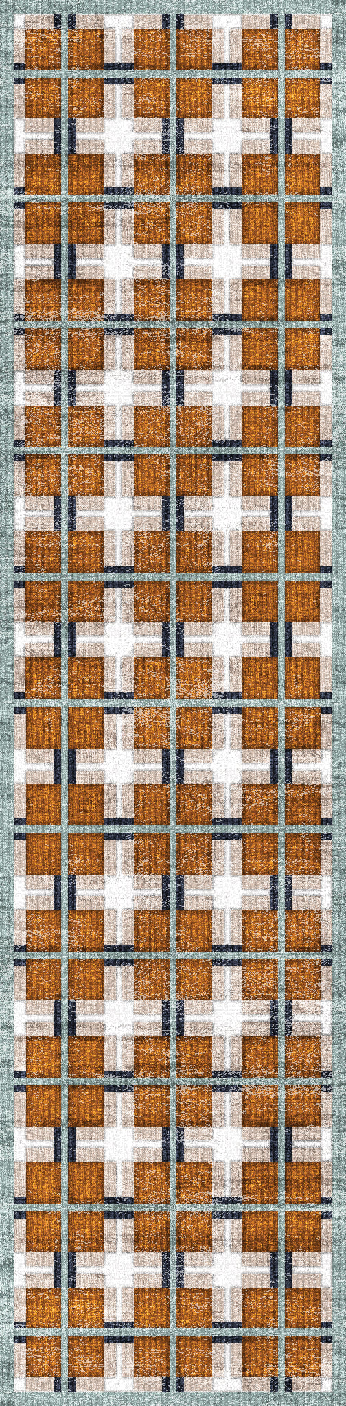Harry Tapis moderne à carreaux