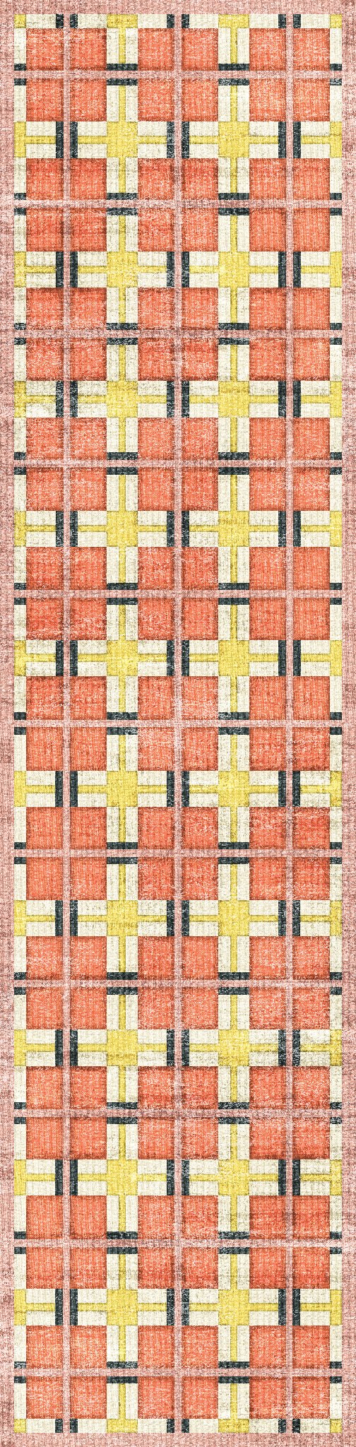 Harry Tapis moderne à carreaux