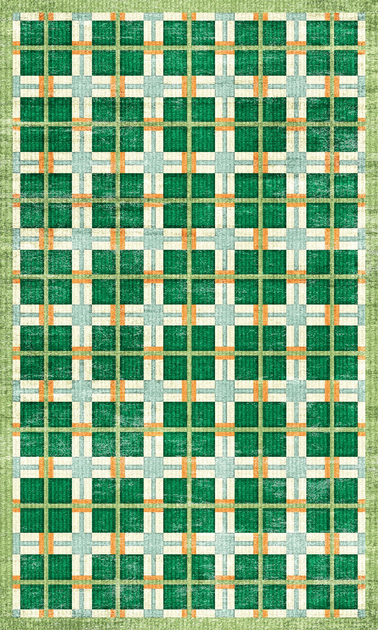 Harry Tapis moderne à carreaux
