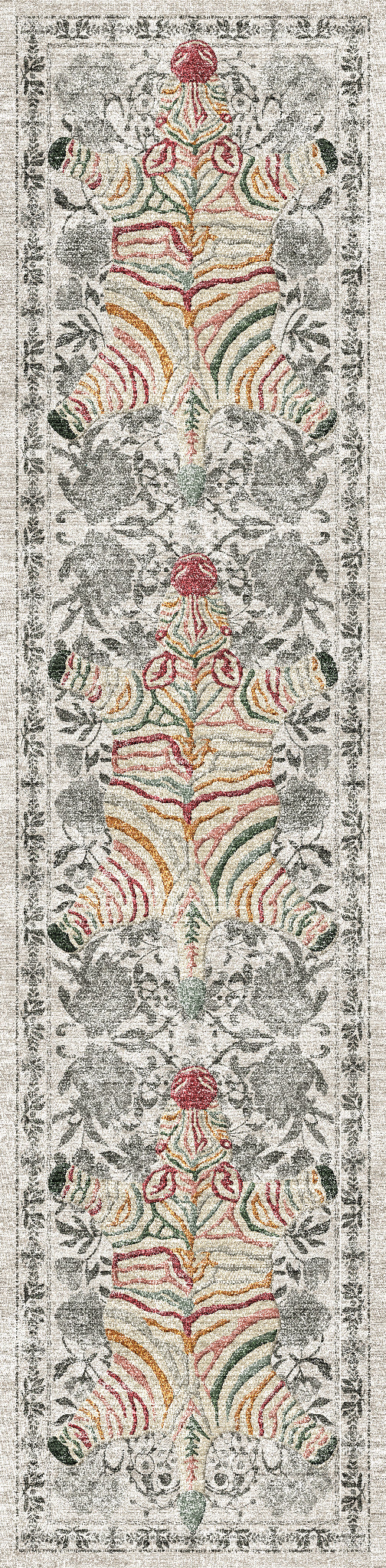 Yara Botanischer Zebra-Teppich